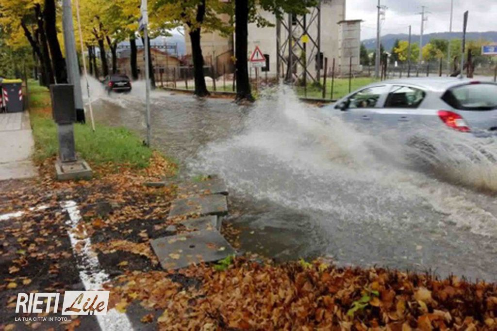 Maltempo allerta alta a Rieti lunedì codice arancione per la pioggia