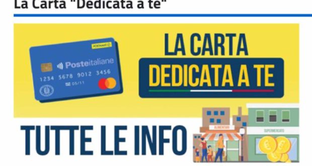 Per 502 Reatini Arriva La Carta Spesa Da 380 Euro Dedicata A Te