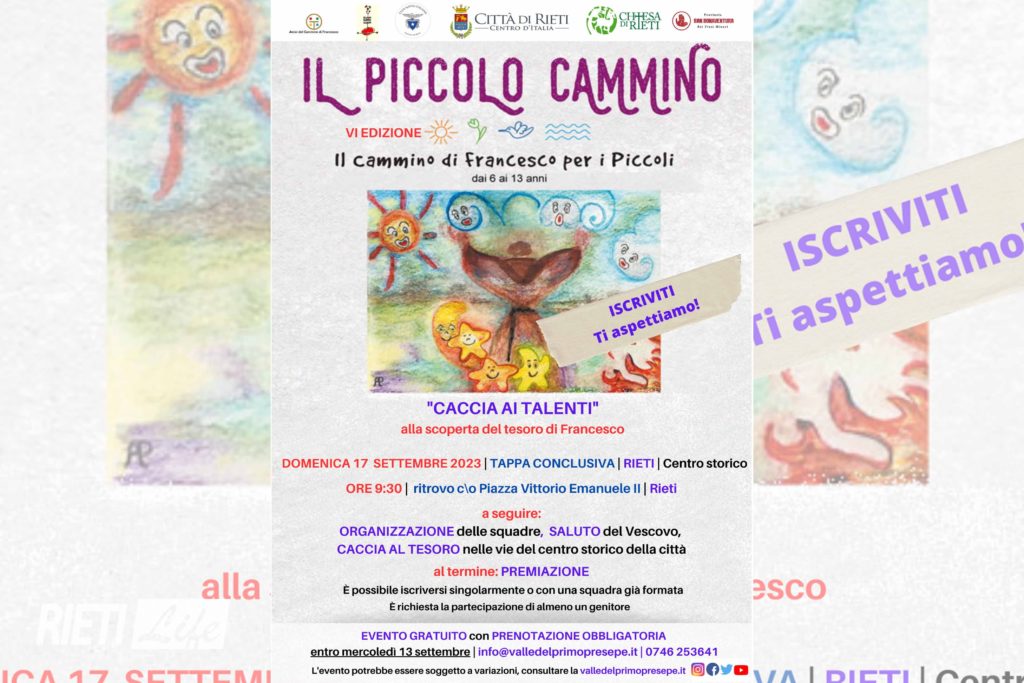 Domenica 17 Settembre La Tappa Conclusiva De Il Piccolo Camminoil