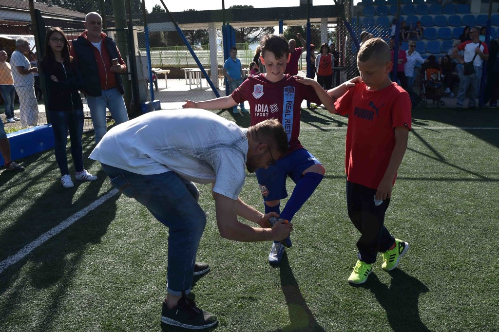 Foto Federico Dionisi Incontra I Bambini Al Memorial Andrea Di Pietro Rieti Life