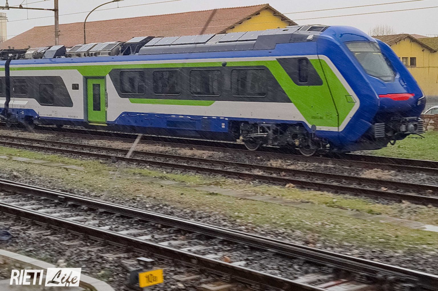 Sulla ferrovia RietiTerni già viaggia il nuovo treno Blues addio